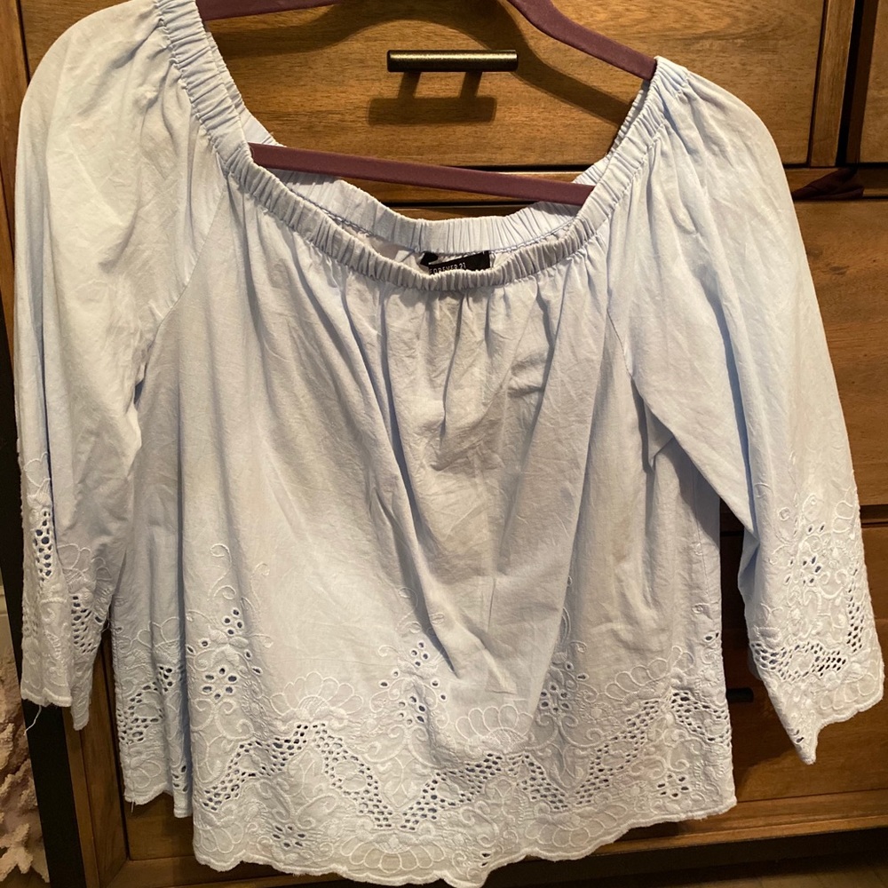 Forever 21 off the shoulder top